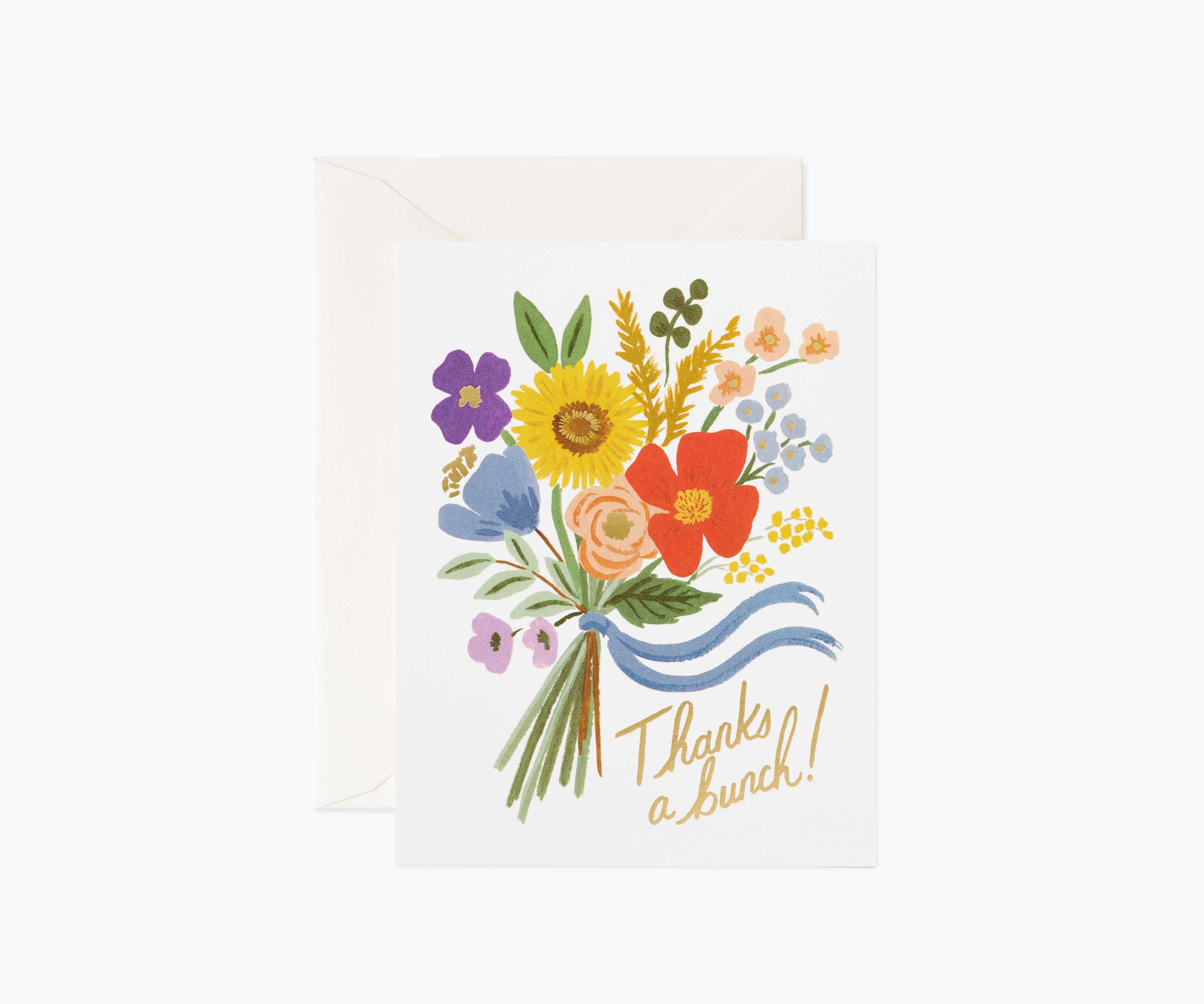 - Set of 10 Cards Bouquet Many Thanks Postcards By Rifle Paper Co 